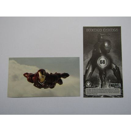 Marvel - Iron Man The Movie 2008 - Preziosi Sticker Drop-down Choice (e18)