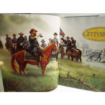 Gettysburg The Paintings of Mort Kunstler by James M. McPherson 1993 Hardcover