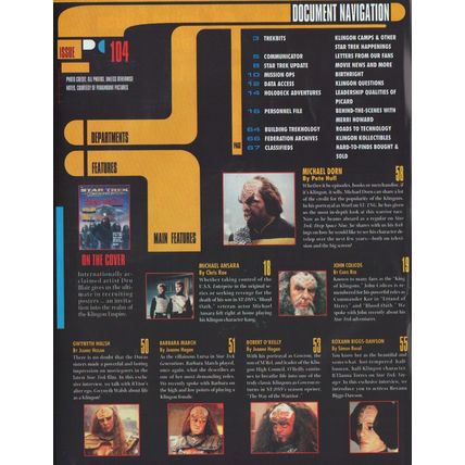 Star Trek Communicator Magazine #104