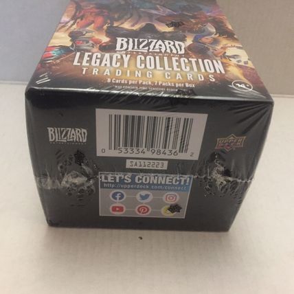 NEW Blizzard Legacy Collection Trading Cards Blaster Box - 56 Cards