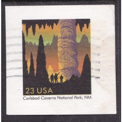 United States Carlsbad Caverns National Park 22C Stationary Cut Out VGC