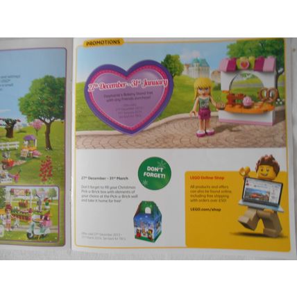 Lego Store Newsletter January 2014