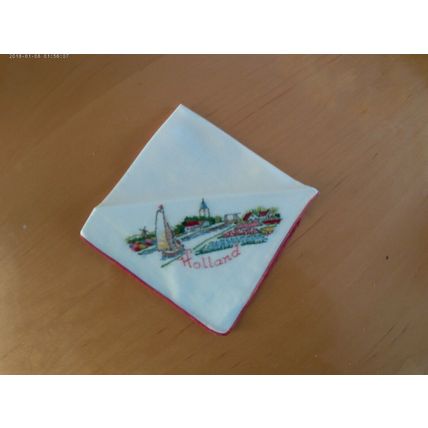 Vintage 1970's Holland Handkerchief
