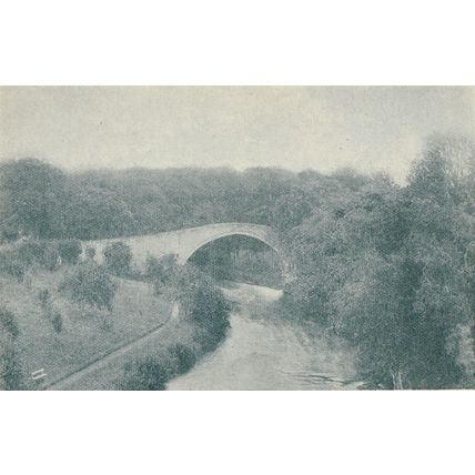Auld Brig O' Doon Alloway / Culzean Castle Ayr 1900 Antique Print Picture