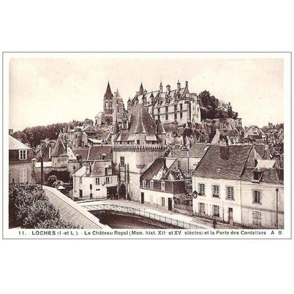 37 - Loches - le château royal