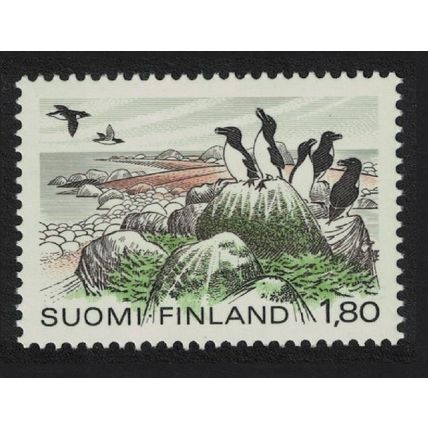 Finland Razorbills Birds Eastern Gulf National Park 1981 MNH SG#981