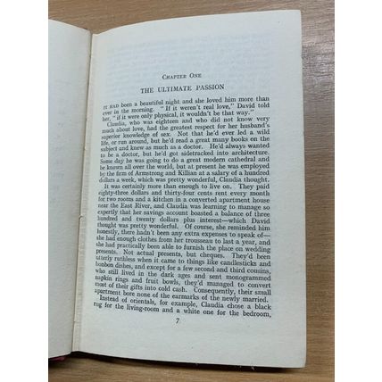 RARE* VINTAGE ROSE FRANKEN "CLAUDIA" BOOK CLUB FICTION HARDBACK BOOK (P3)