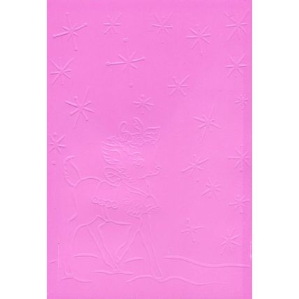 5"x7" Embossed Paper. 10 Sheets. Christmas Reindeer (43). Scrapbooking Crafts