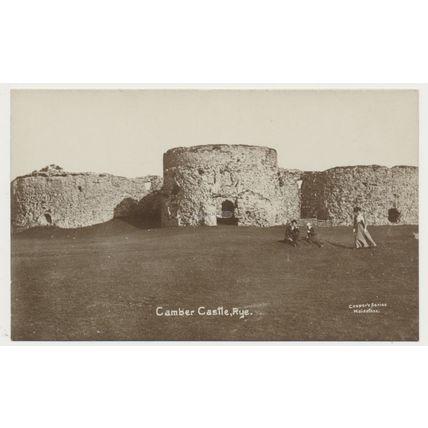 EAST SUSSEX RYE Camber Castle early 20th C. RPPC Cooper's