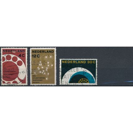Telephone Automation - Netherlands 1962 - FH - MiNr 779/81 (B)