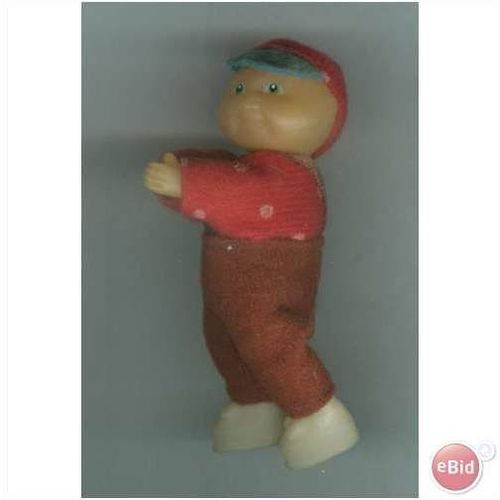 Cabbage Patch Boy Clip with Red shirt & brown pants