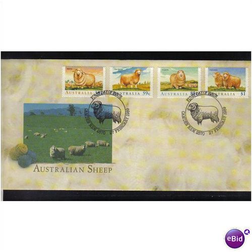 1989 AUSTRALIAN SHEEP FDC