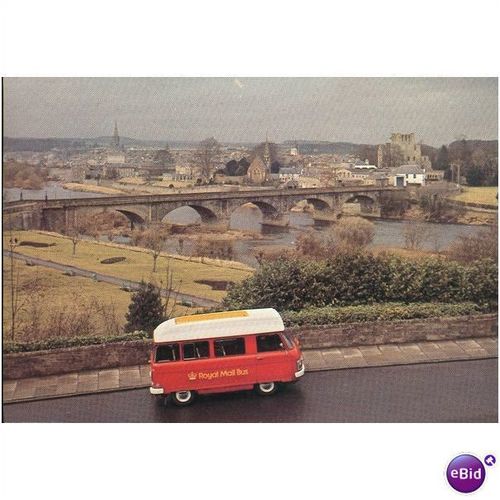 Post Office Picture Card 1971 - Postbus - In Scotland, Kelso, Glasgow - SPB1