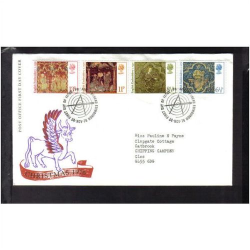 GB 1976 CHRISTMAS "BUREAU" GLOS