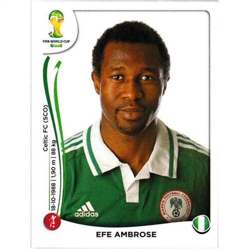 2014 Panini World Cup Soccer Stickers - #473 - Efe Ambrose