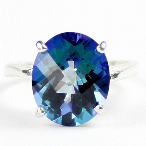 Neptune Garden Topaz, 925 Sterling Silver Ladies Ring, SR055