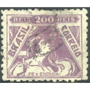 Brazil 1933 - SG543 - 200r violet - Faith & Energy - used