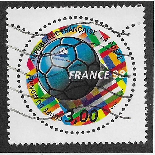 FRA 1998 3F 'FOOTBALL WORLD CUP' FINE USED (EBID55-711)