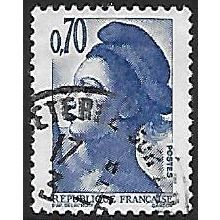 Mi 2360: 70 c. violet-blue Definitive Stamp: Liberté.
