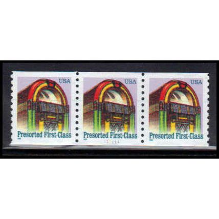2911 25c Juke Box Very Fine MNH PNC 111111/3 PA3426