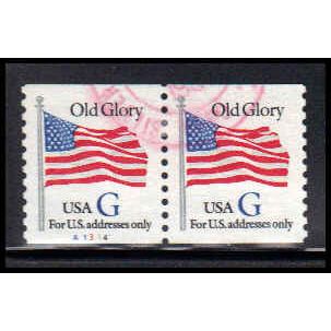 Used 2890 32c G Old Glory Very Fine CNP Left A1314 PA1541