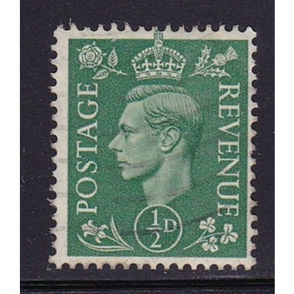 GB 1941-2 GEORGE VI ½d PALE GREEN USED SG485