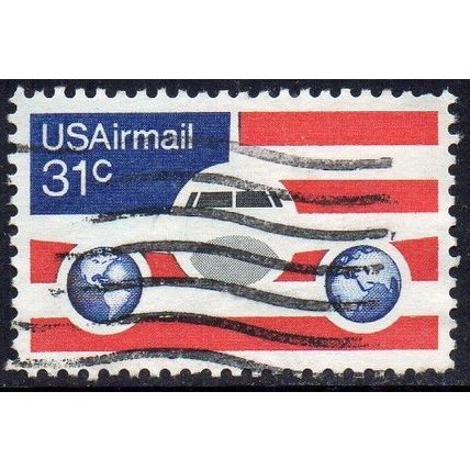 USA 1976 Planes 31c Airmail Used