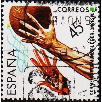 Spain.. 1986 45p S.G.2872 Used