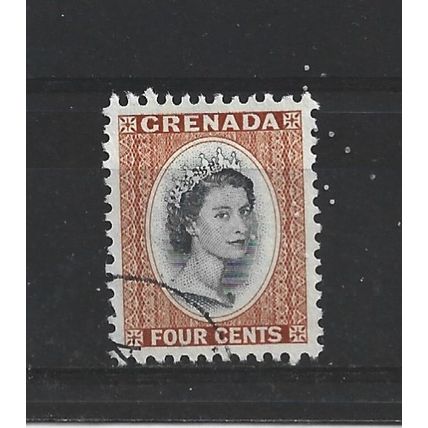 Grenada.SG196 4c Black and Brown-Orange.Fine Used.Mar25