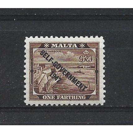 Malta.SG234 1/4d Grand Harbour,Valletta.Mounted Mint.Apr25k