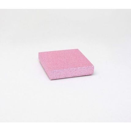 gift boxes Baby pink glitter necklace bracelet box approx 9 cm x 9 cm x 2 cm