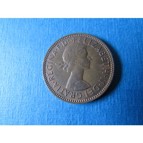 1966 QUEEN ELIZABETH II HALFPENNY FREE POST. (j) AAI