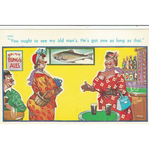 Artist Drawn You Ought To See My Old Mans Comic Postcard (COM1673)