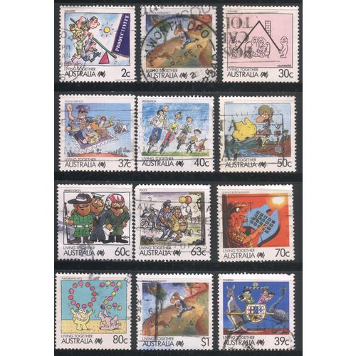 Australia 1988 - SG1112..... - "Living Together" Cartoon Collection - used
