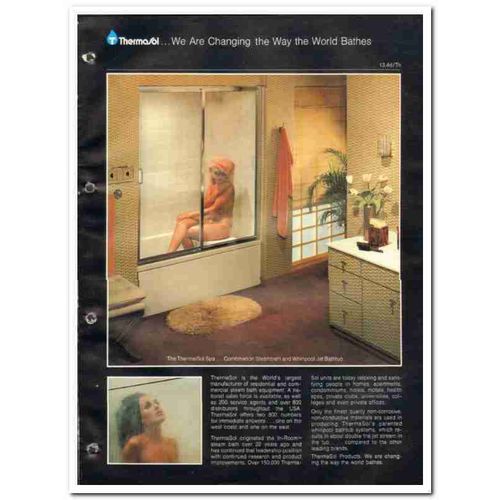 THERMASOL LTD 1982 sauna spa steam bath equipment vintage catalog