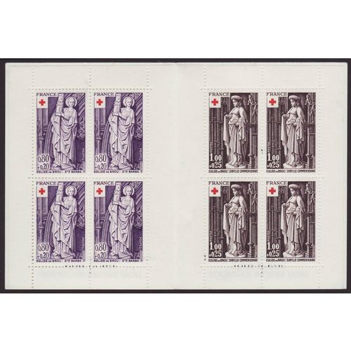 France 1976 SG XSB26 UMM Booklet - Red Cross/Semi-postal (E-378)