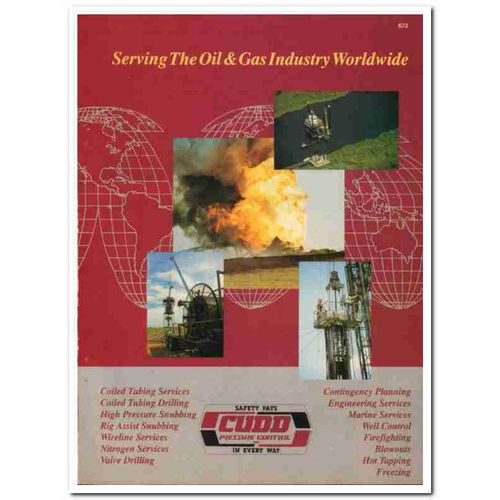 Cudd Pressure Control Inc 1993 Vintage Catalog Oil Gas Coiled Tubing