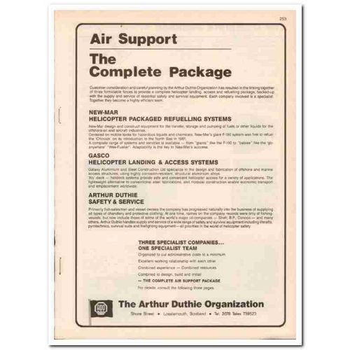 Arthur Duthie Company Org 1983 Vintage Catalog Oil Casco Steel New-Mar
