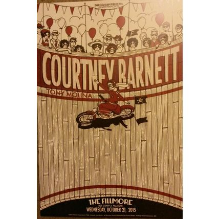 COURTNEY BARNETT Fillmore Poster 15 a