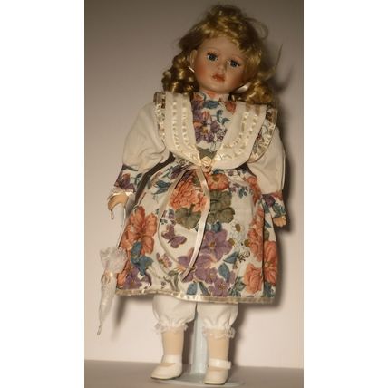 Limited Collection Fine 18 inch Bisque Porcelain Doll in Original Box