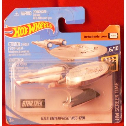 Hot Wheels Screen Time USS Enterprise NCC-1701 6/10 MIP