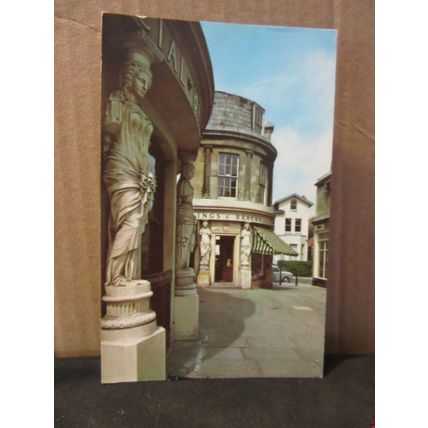 MONTPELLIER WALK, CHELTENHAM, GLOUCESTERSHIRE used vintage postcard 1968 pm =