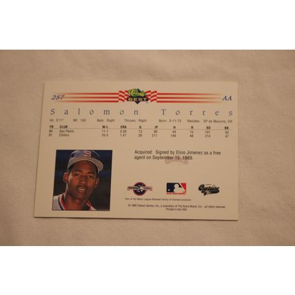 Salomon Torres 1992 Classic Best NO. 257