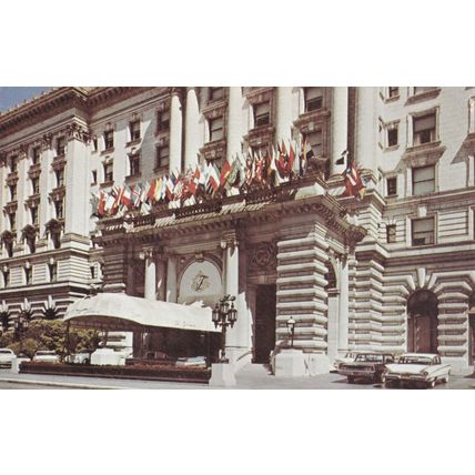 San Francisco Hotels - Lot of 7 - Vintage Postcards - Whitcomb, Fairmont