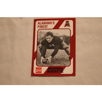 Warren Averitte 1989 Collegiate Collection Alabama's Finest NO. 194