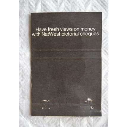 Matchbook Cover National Westminster Bank