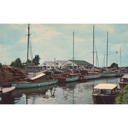 Martham Staithe Great Yarmouth Potter Heights Norfolk 1970s Postcard