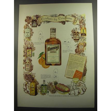 1952 Cointreau Liqueur Ad - Cordials by Cointreau
