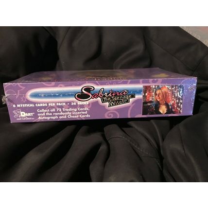 Sabrina the Teenage Witch Factory Sealed Trading Card Box / Dart Flipcards