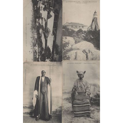 Guinea Francaise Le Douane Iles De Loos Marche 4x Africa Old Postcard s